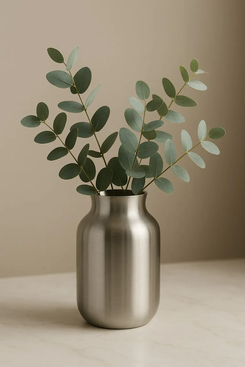 Matte Black Minimal Vase
